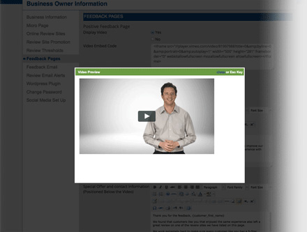 Professional and Customized Feedback Videos